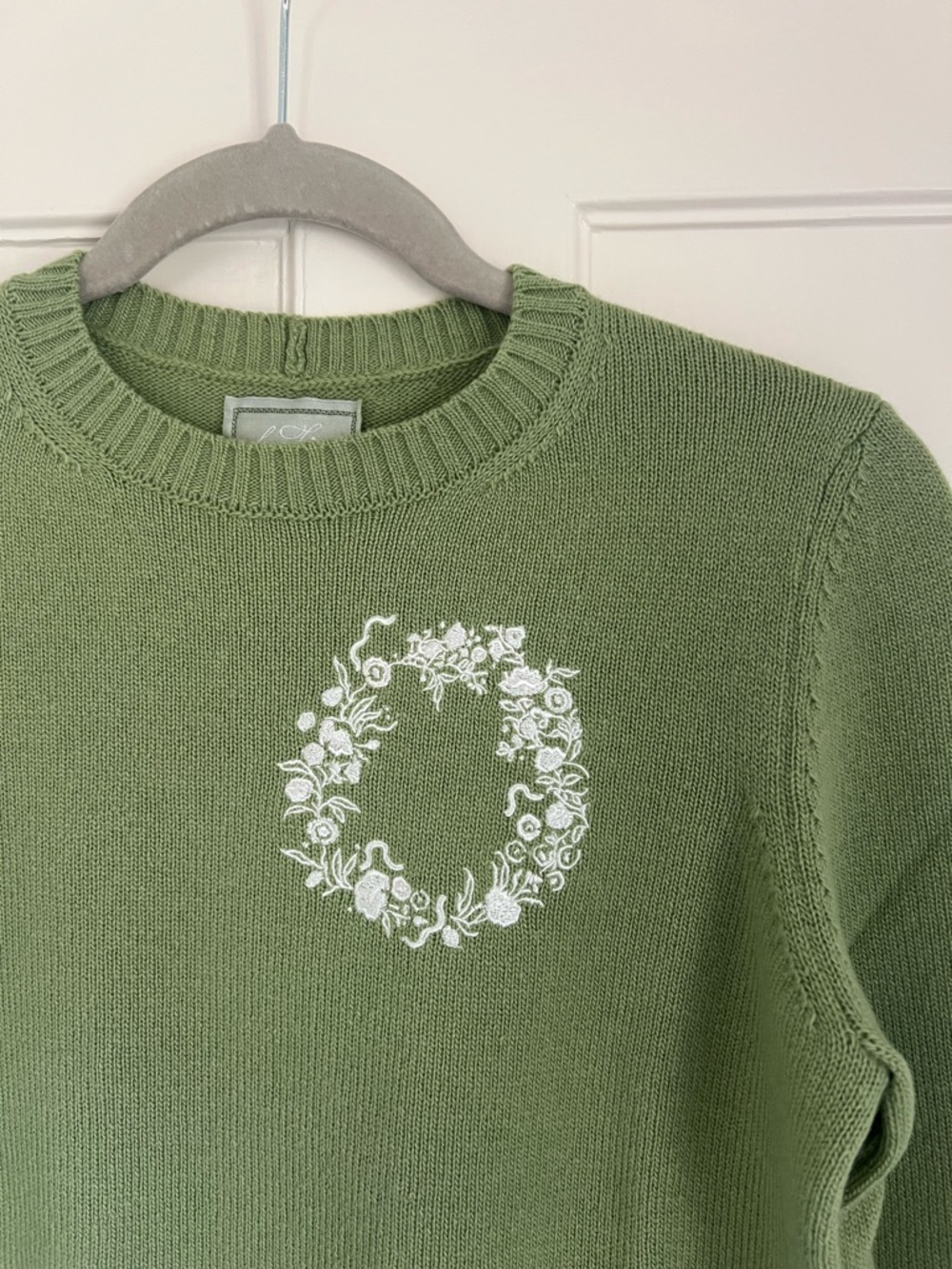 Le Lion x Parterre Women’s 100% Merino Wool Crewneck Sweater Sz small - Picture 3 of 7